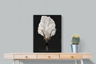 Ballerina Pose-Wall_Art-60 x 80cm-Mounted Canvas-Black-Pixalot