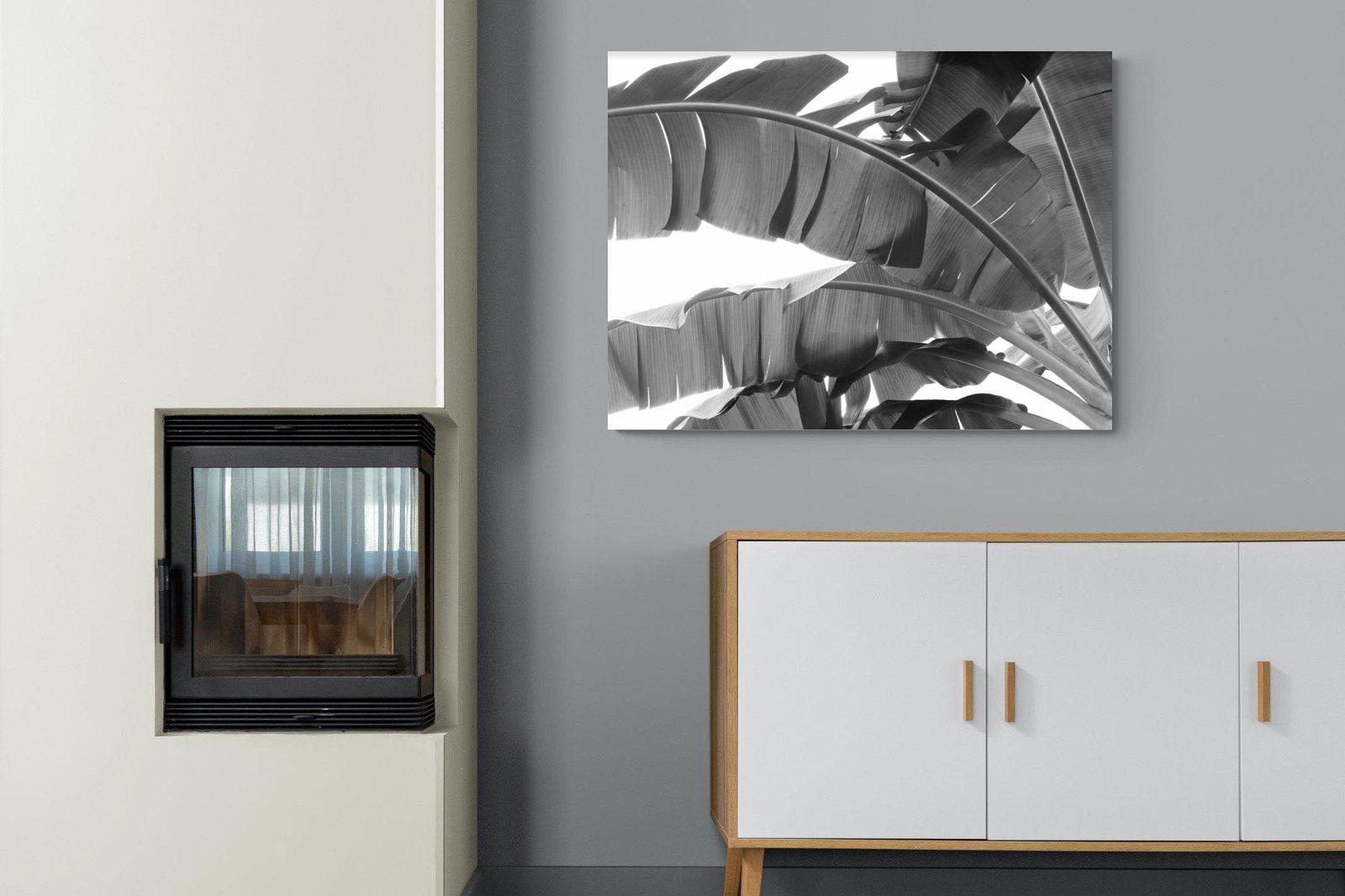 Banana Frond-Wall_Art-100 x 75cm-Mounted Canvas-No Frame-Pixalot