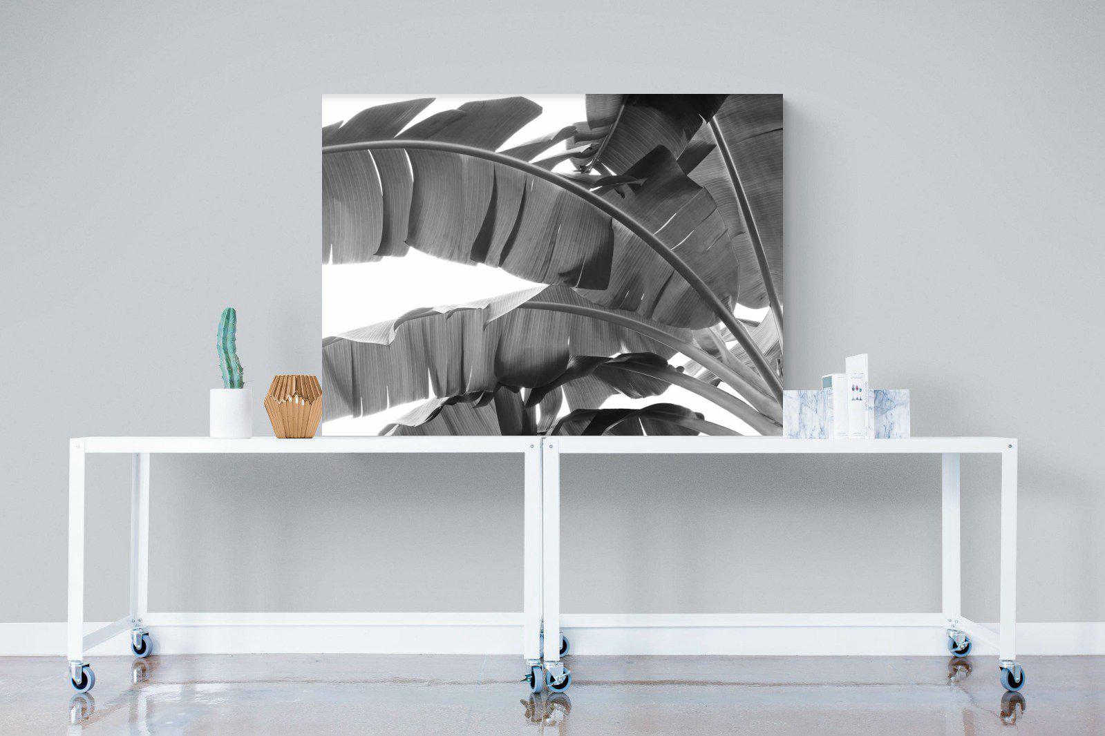 Banana Frond-Wall_Art-120 x 90cm-Mounted Canvas-No Frame-Pixalot
