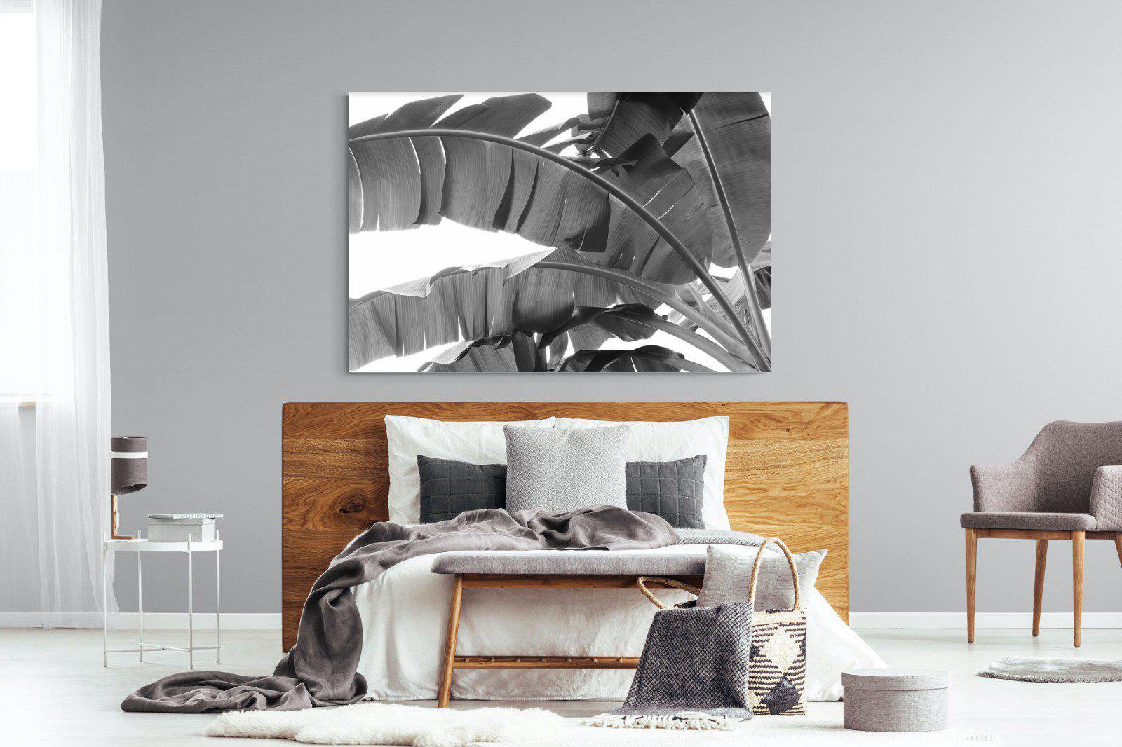 Banana Frond-Wall_Art-150 x 100cm-Mounted Canvas-No Frame-Pixalot