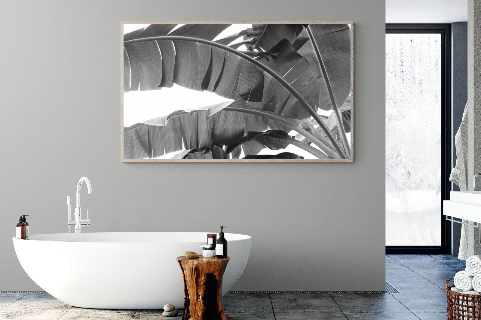 Banana Frond-Wall_Art-180 x 110cm-Mounted Canvas-Wood-Pixalot