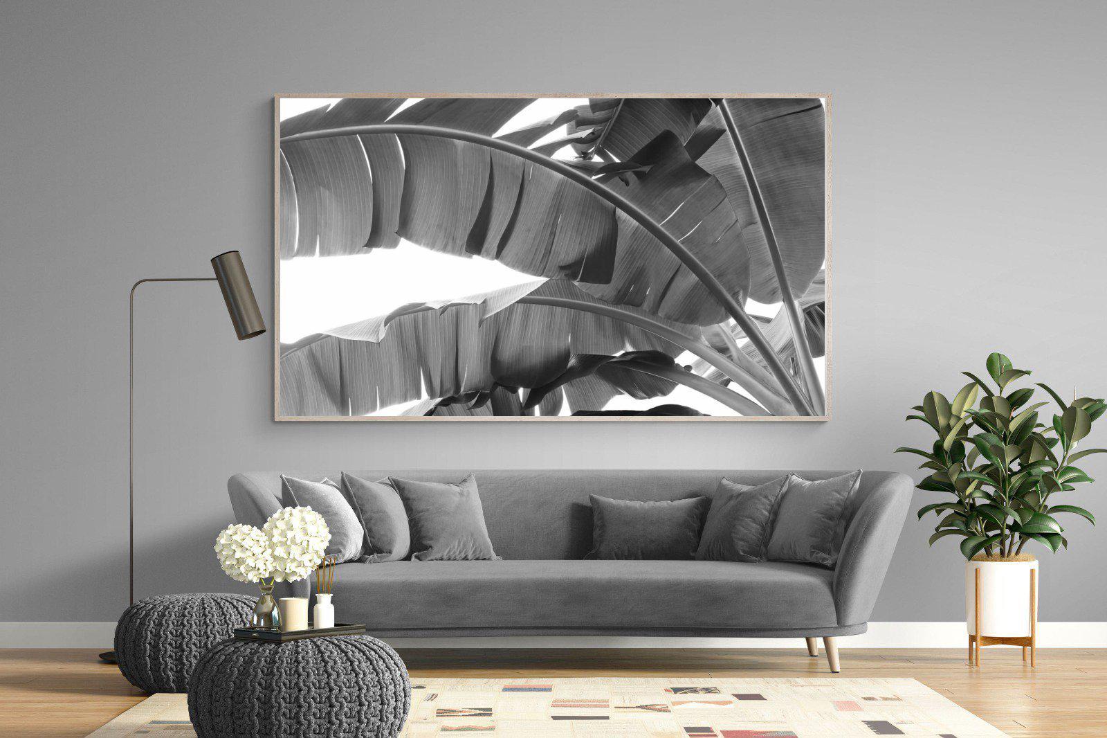 Banana Frond-Wall_Art-220 x 130cm-Mounted Canvas-Wood-Pixalot