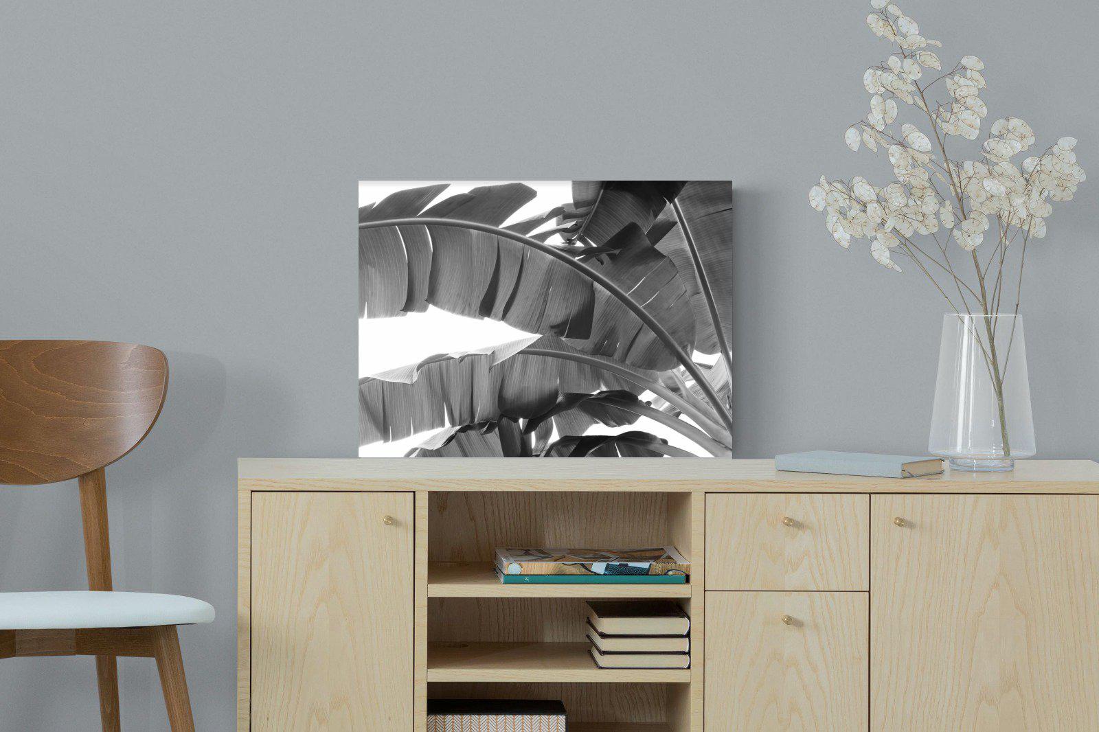 Banana Frond-Wall_Art-60 x 45cm-Mounted Canvas-No Frame-Pixalot