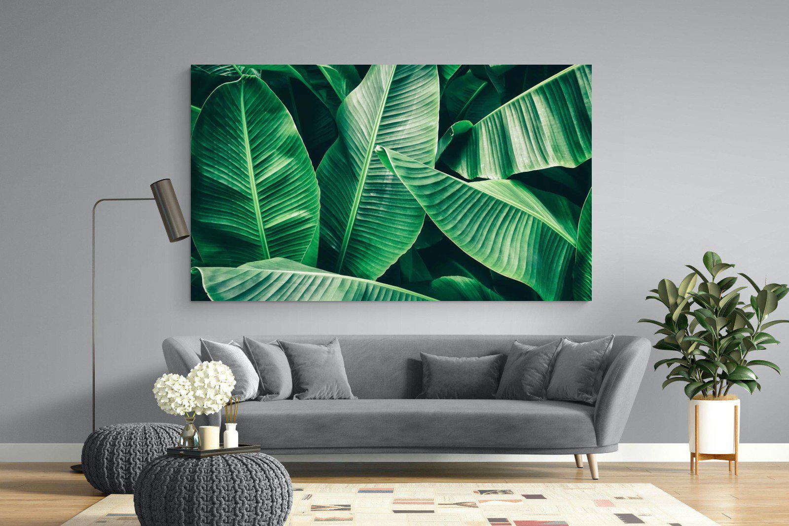 Banana Leaves-Wall_Art-220 x 130cm-Mounted Canvas-No Frame-Pixalot