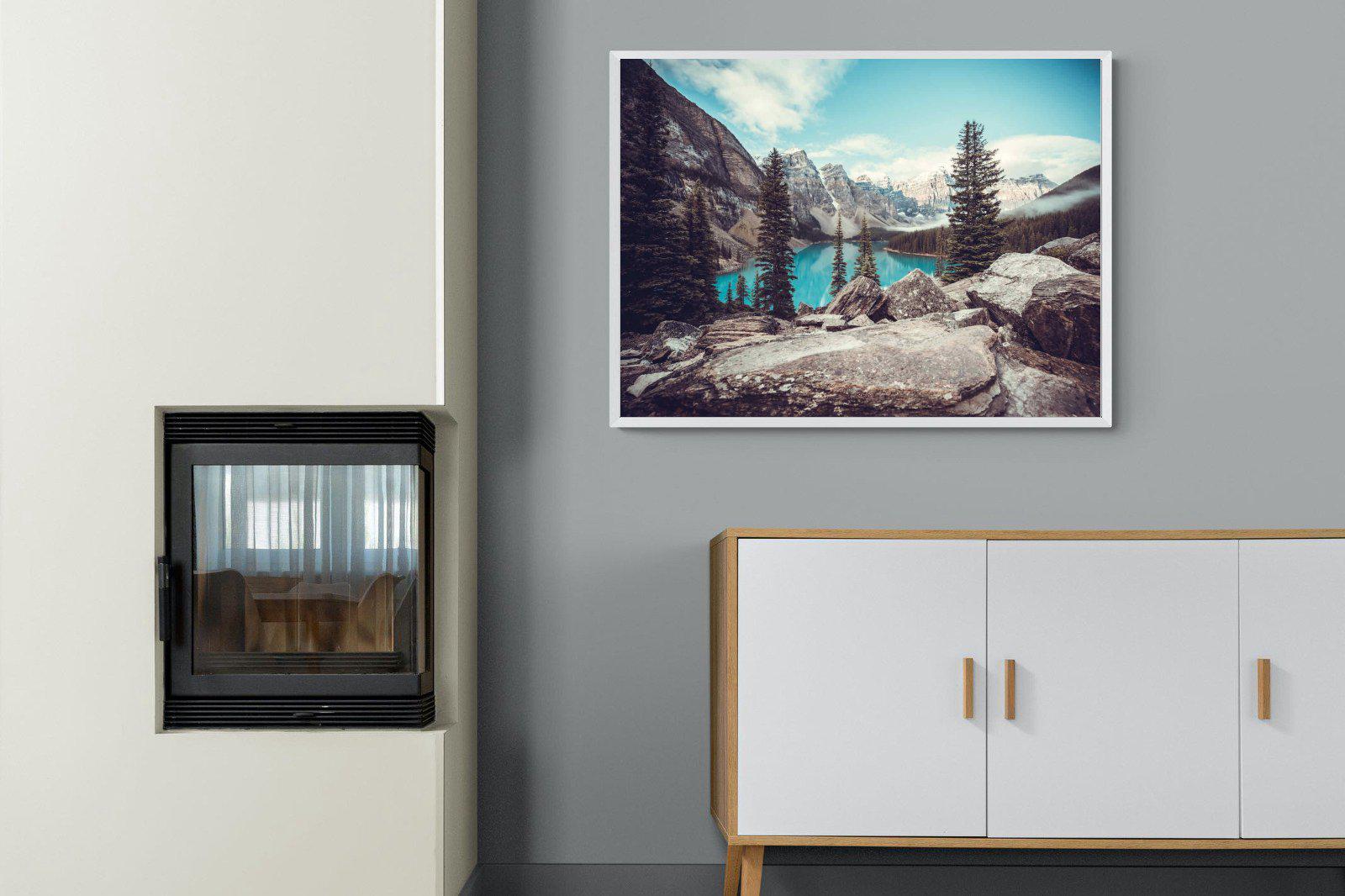 Banff-Wall_Art-100 x 75cm-Mounted Canvas-White-Pixalot