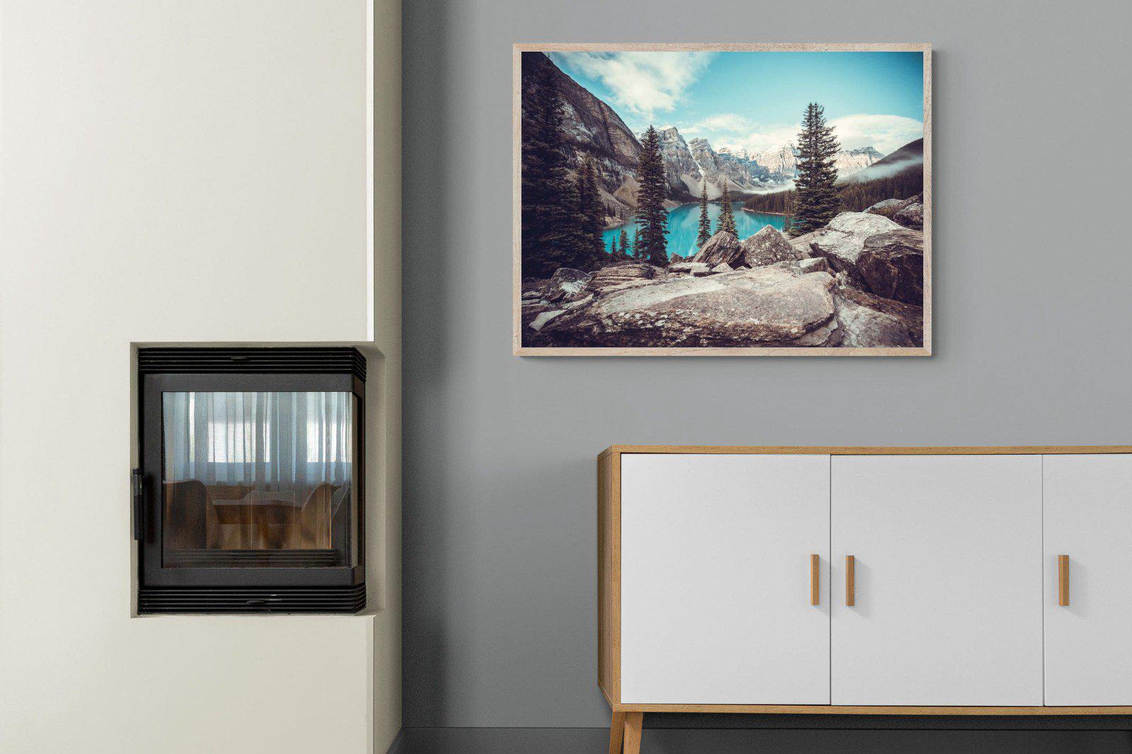 Banff-Wall_Art-100 x 75cm-Mounted Canvas-Wood-Pixalot