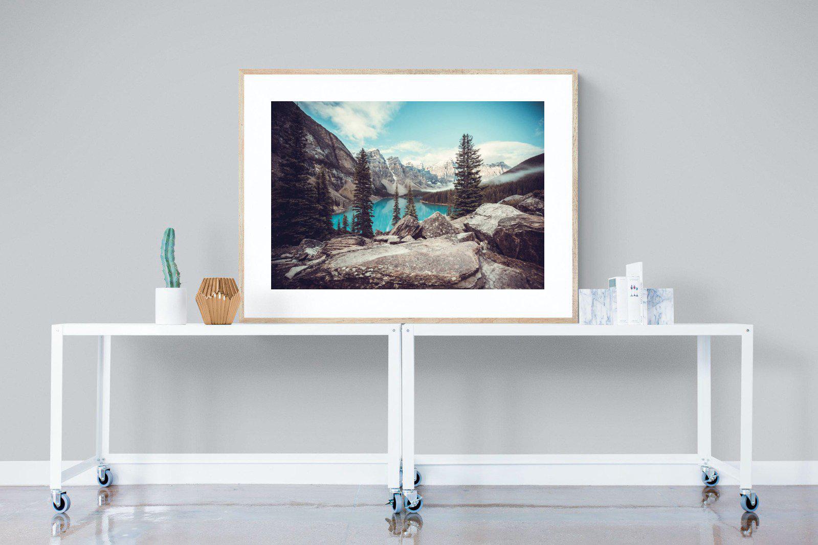 Banff-Wall_Art-120 x 90cm-Framed Print-Wood-Pixalot