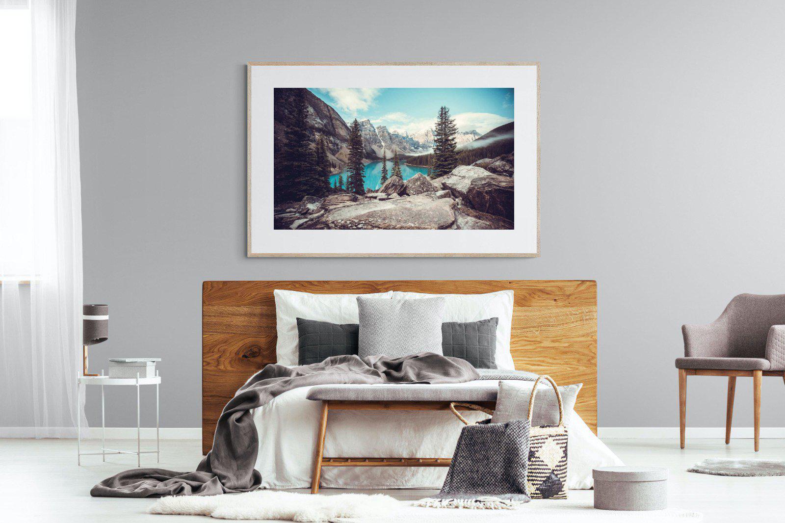 Banff-Wall_Art-150 x 100cm-Framed Print-Wood-Pixalot
