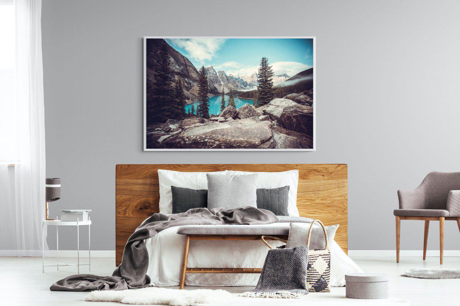Banff-Wall_Art-150 x 100cm-Mounted Canvas-White-Pixalot