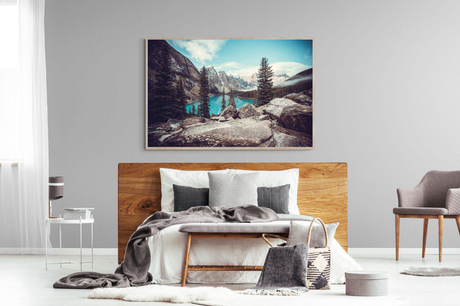 Banff-Wall_Art-150 x 100cm-Mounted Canvas-Wood-Pixalot