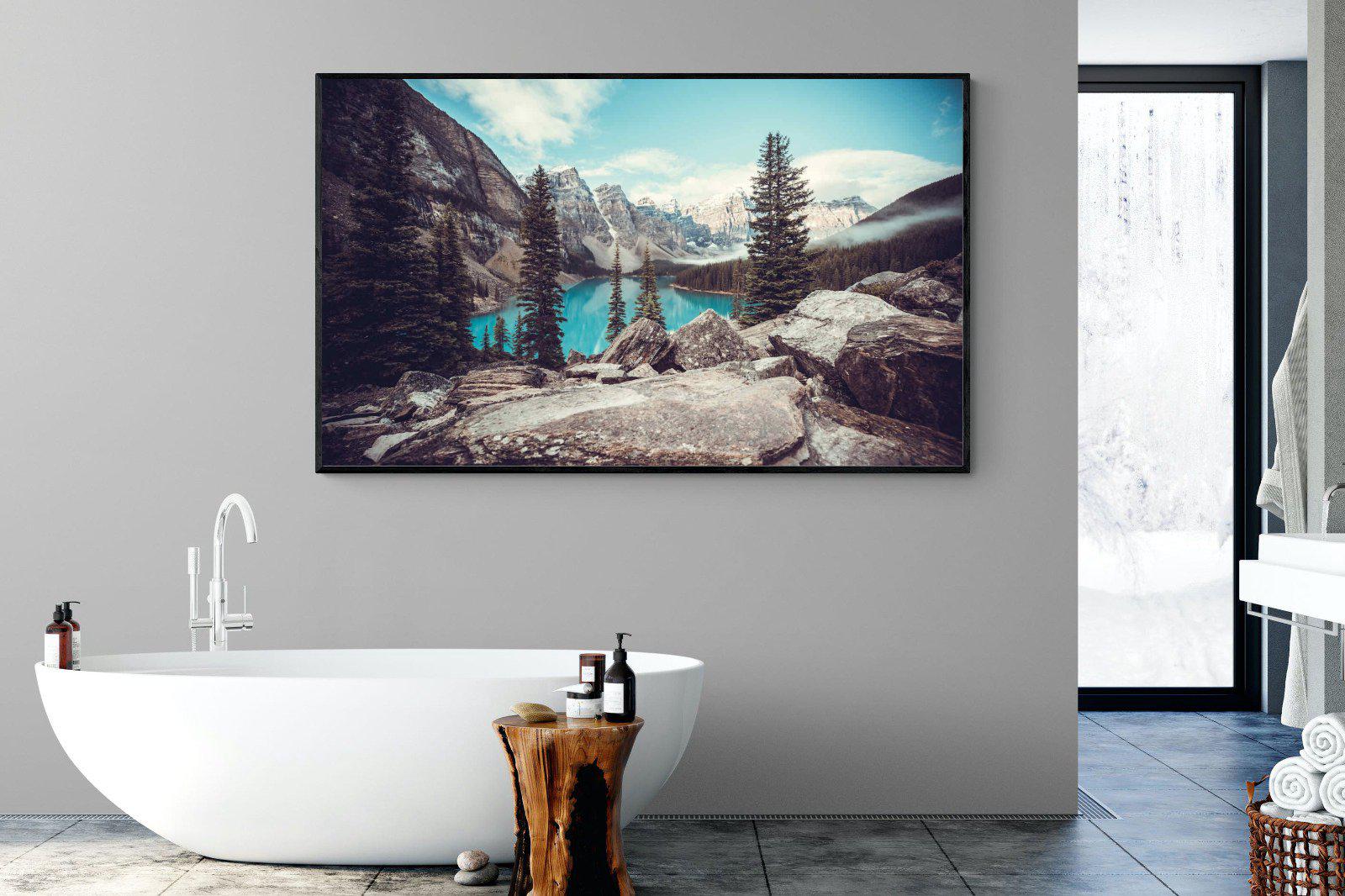 Banff-Wall_Art-180 x 110cm-Mounted Canvas-Black-Pixalot