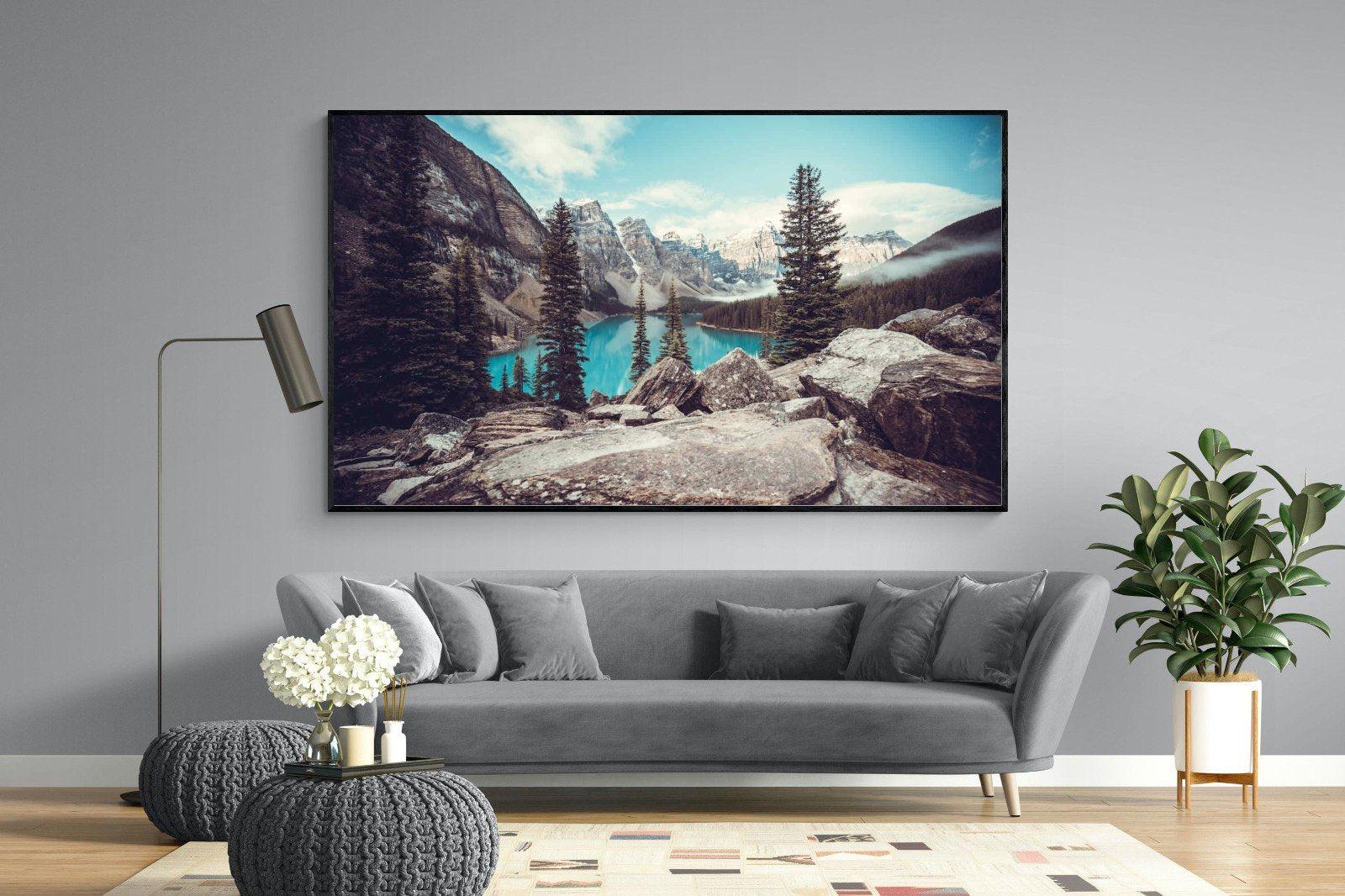 Banff-Wall_Art-220 x 130cm-Mounted Canvas-Black-Pixalot