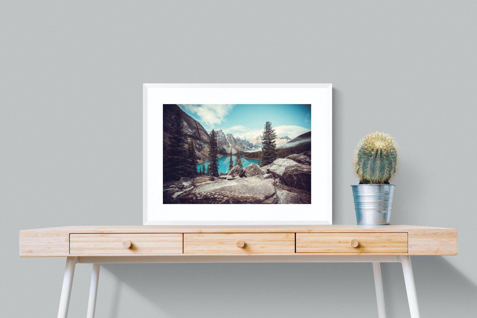 Banff-Wall_Art-80 x 60cm-Framed Print-White-Pixalot