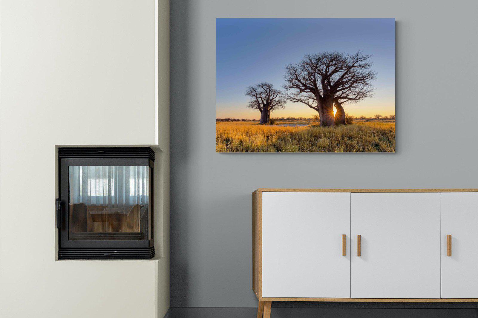 Baobab-Wall_Art-100 x 75cm-Mounted Canvas-No Frame-Pixalot