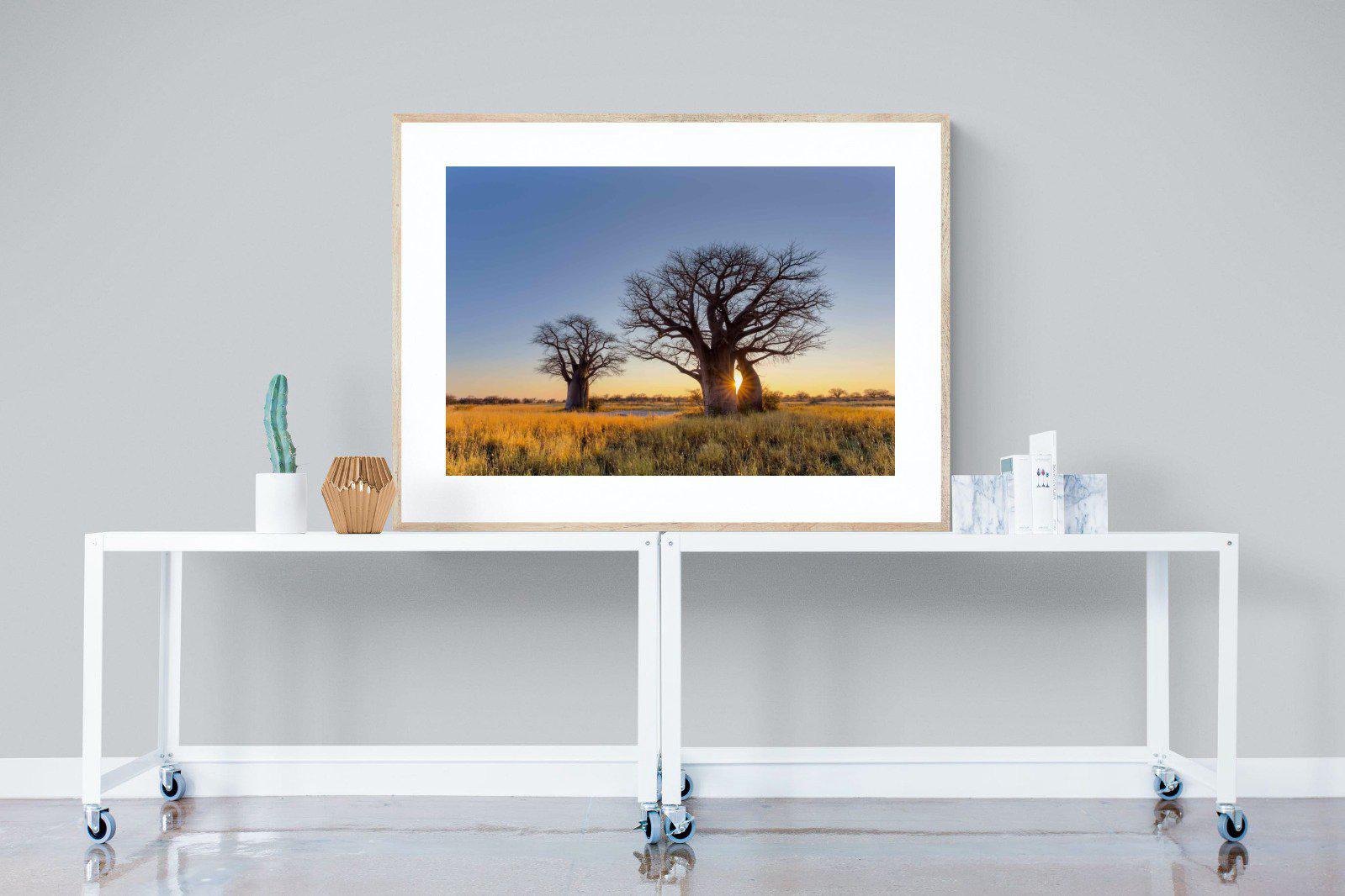 Baobab-Wall_Art-120 x 90cm-Framed Print-Wood-Pixalot
