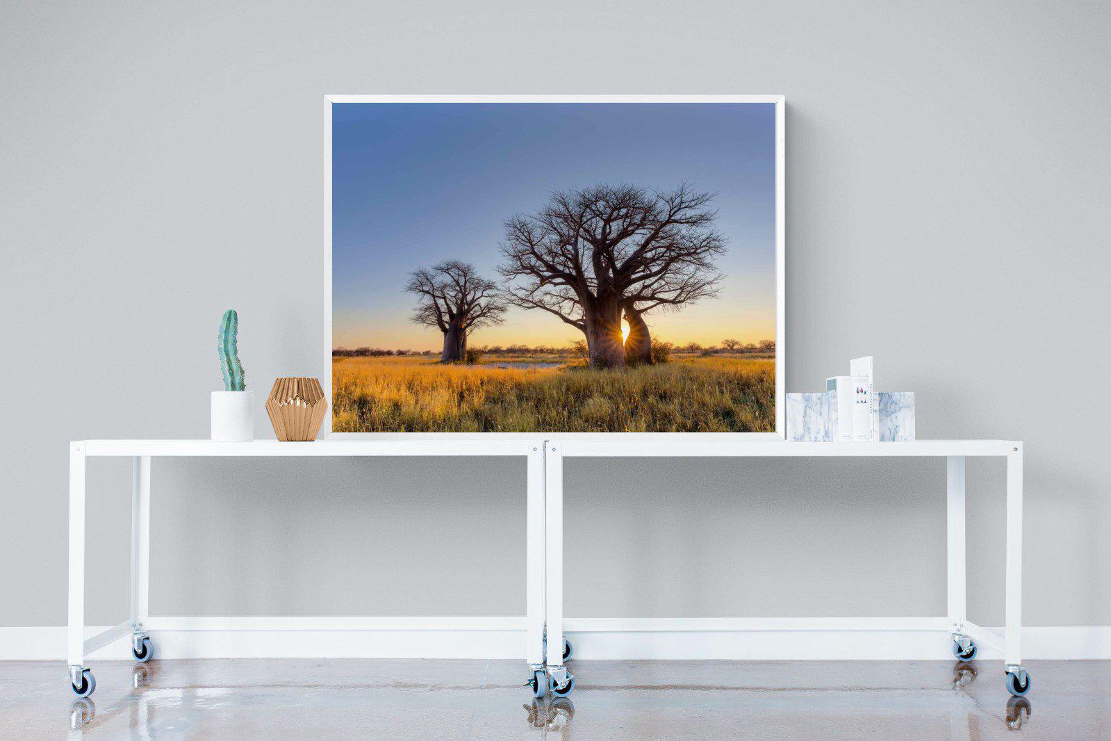 Baobab-Wall_Art-120 x 90cm-Mounted Canvas-White-Pixalot