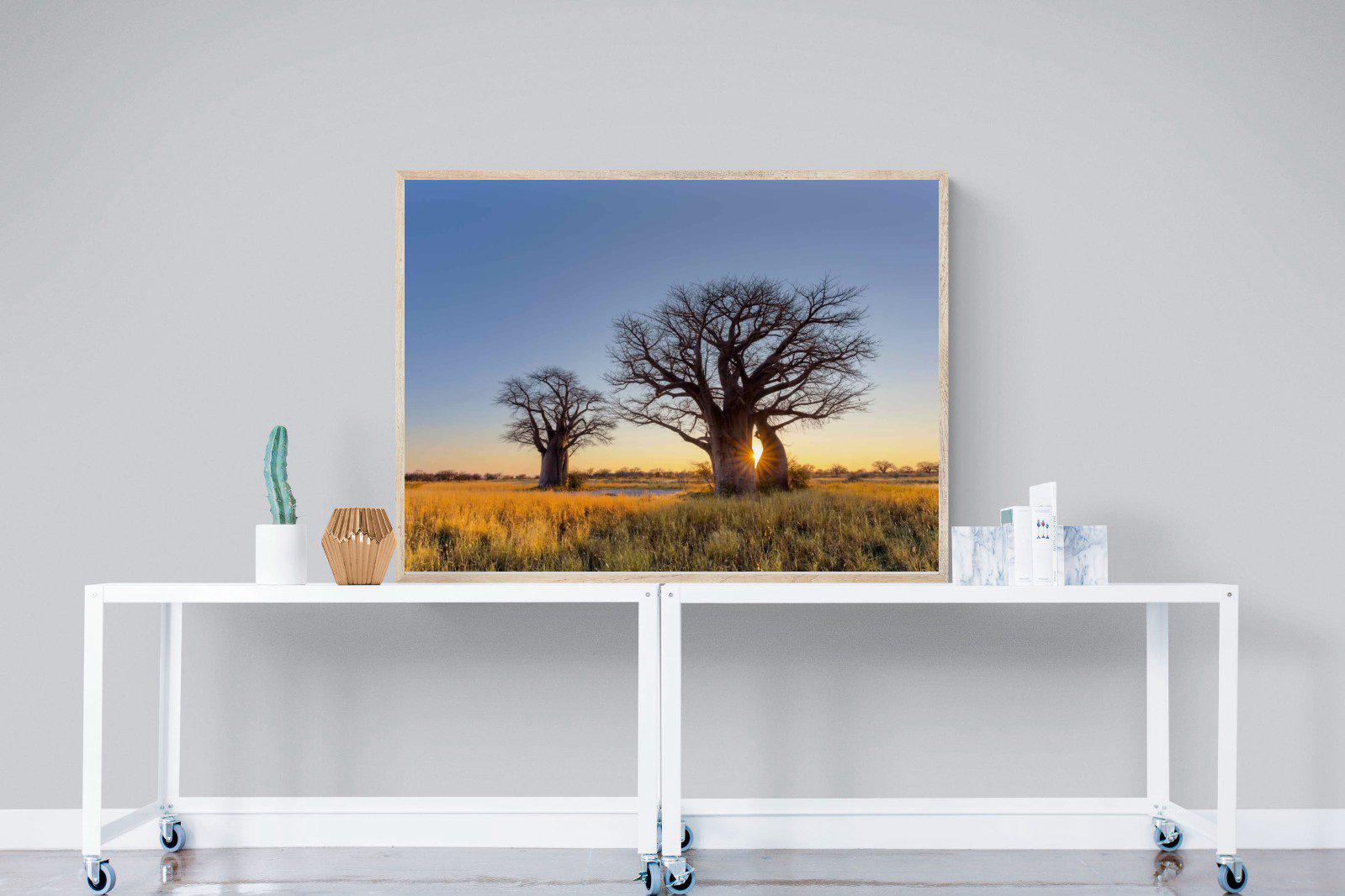 Baobab-Wall_Art-120 x 90cm-Mounted Canvas-Wood-Pixalot