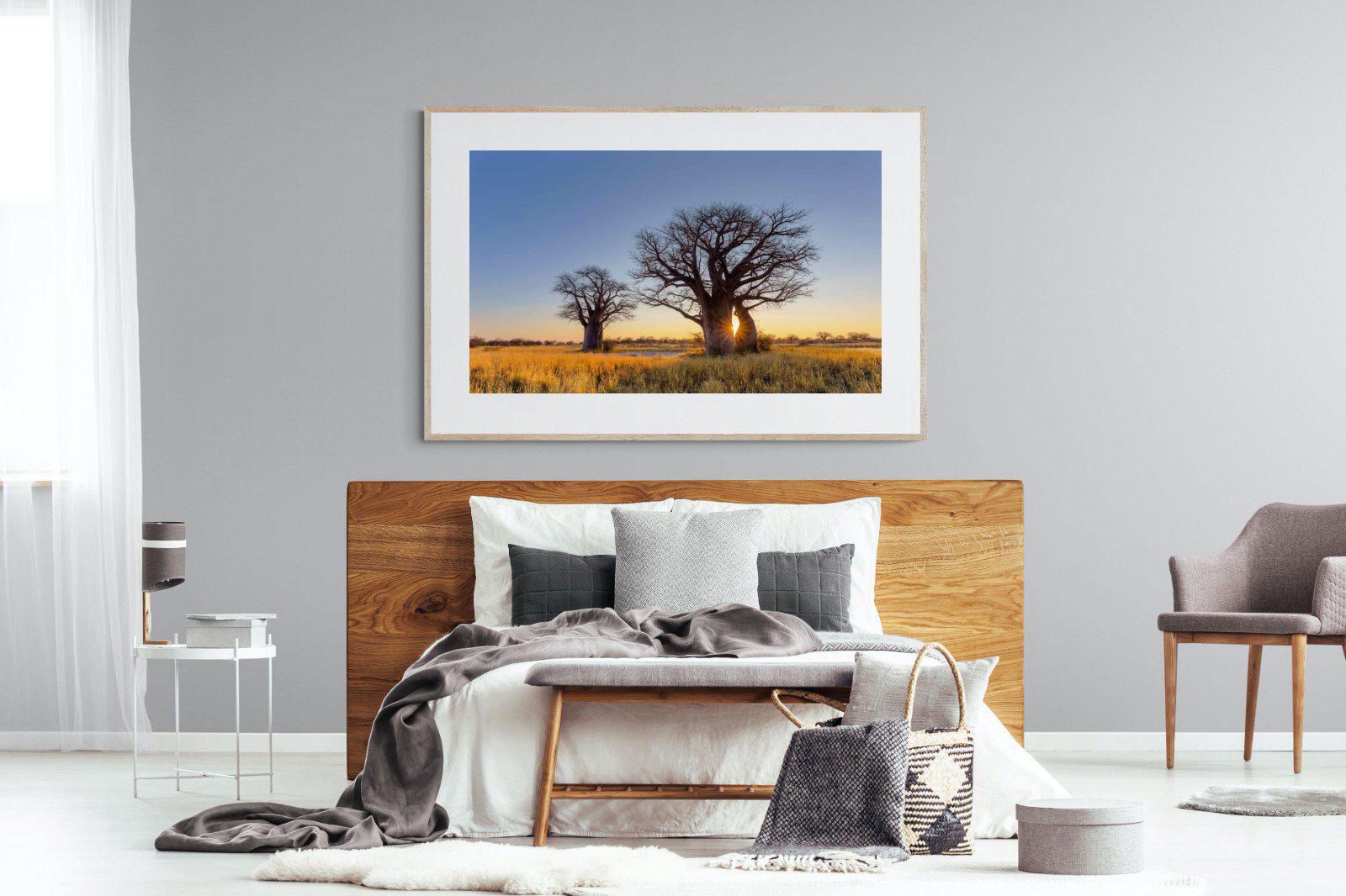 Baobab-Wall_Art-150 x 100cm-Framed Print-Wood-Pixalot