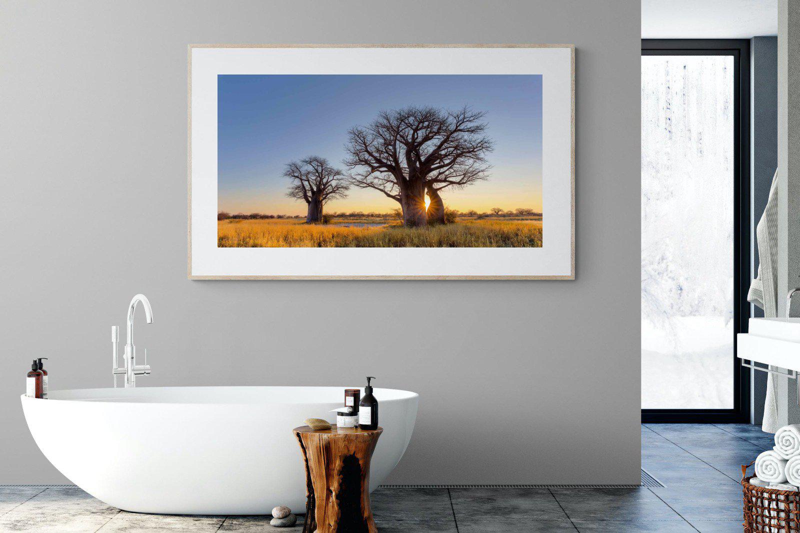 Baobab-Wall_Art-180 x 110cm-Framed Print-Wood-Pixalot