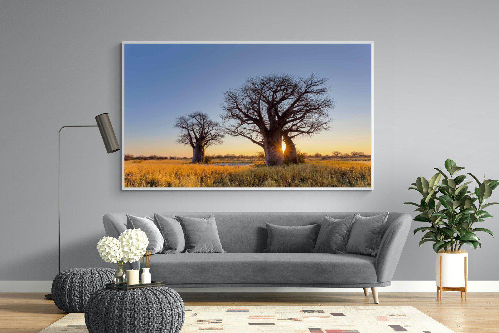 Baobab-Wall_Art-220 x 130cm-Mounted Canvas-White-Pixalot