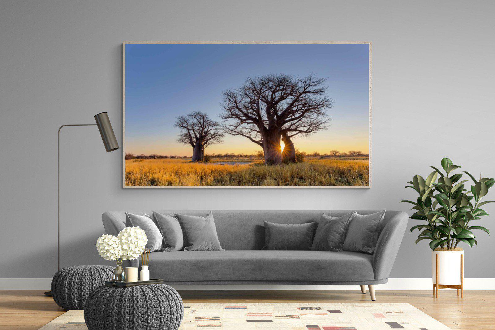 Baobab-Wall_Art-220 x 130cm-Mounted Canvas-Wood-Pixalot