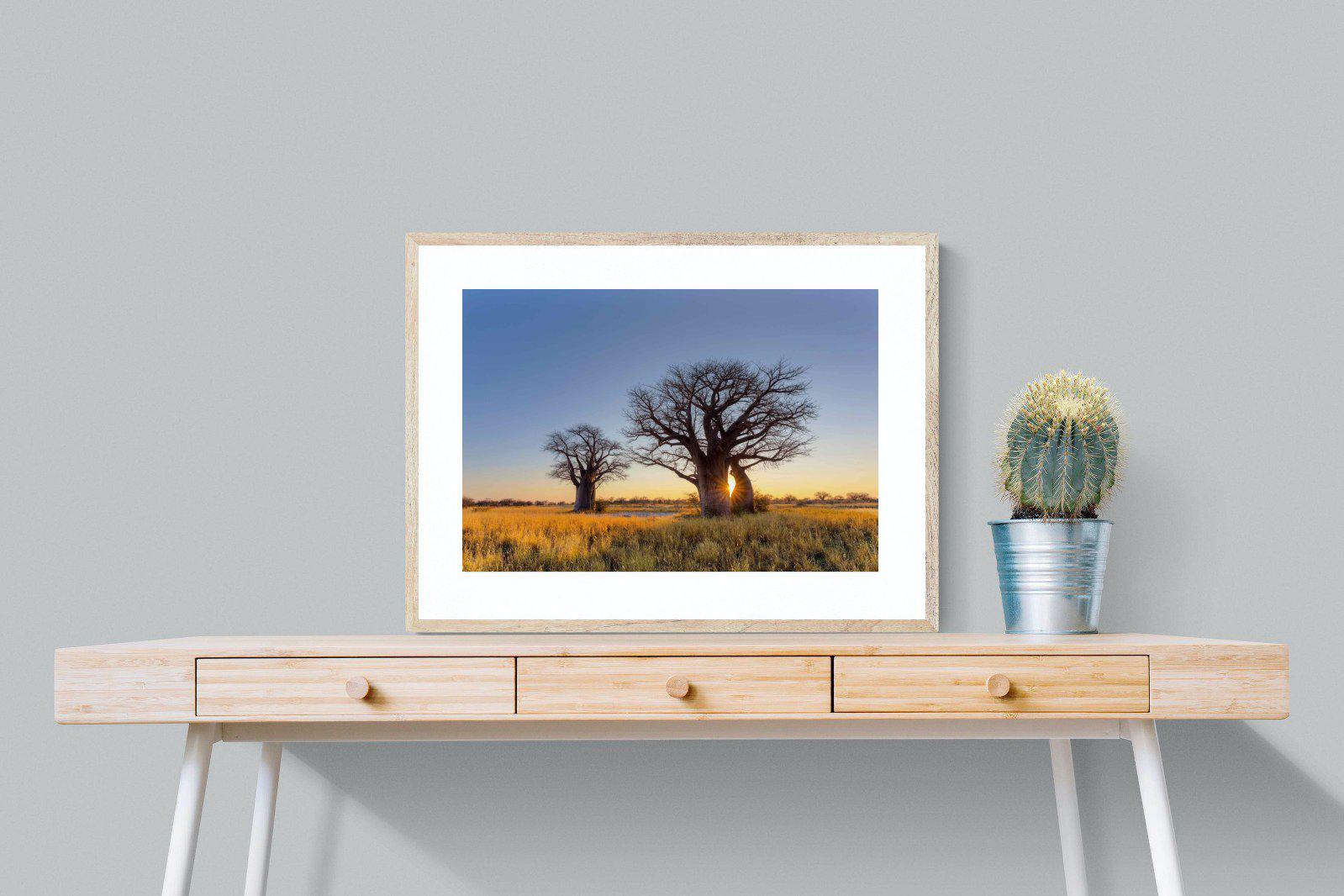 Baobab-Wall_Art-80 x 60cm-Framed Print-Wood-Pixalot