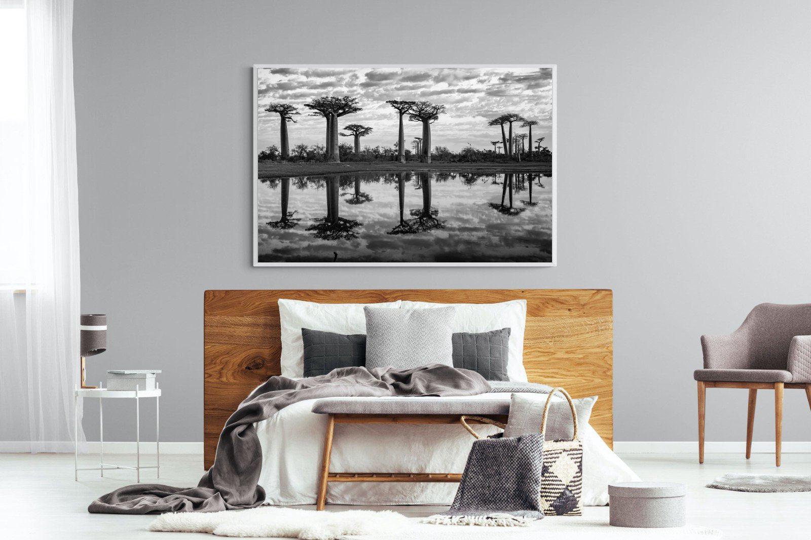 Baobab Trees-Wall_Art-150 x 100cm-Mounted Canvas-White-Pixalot