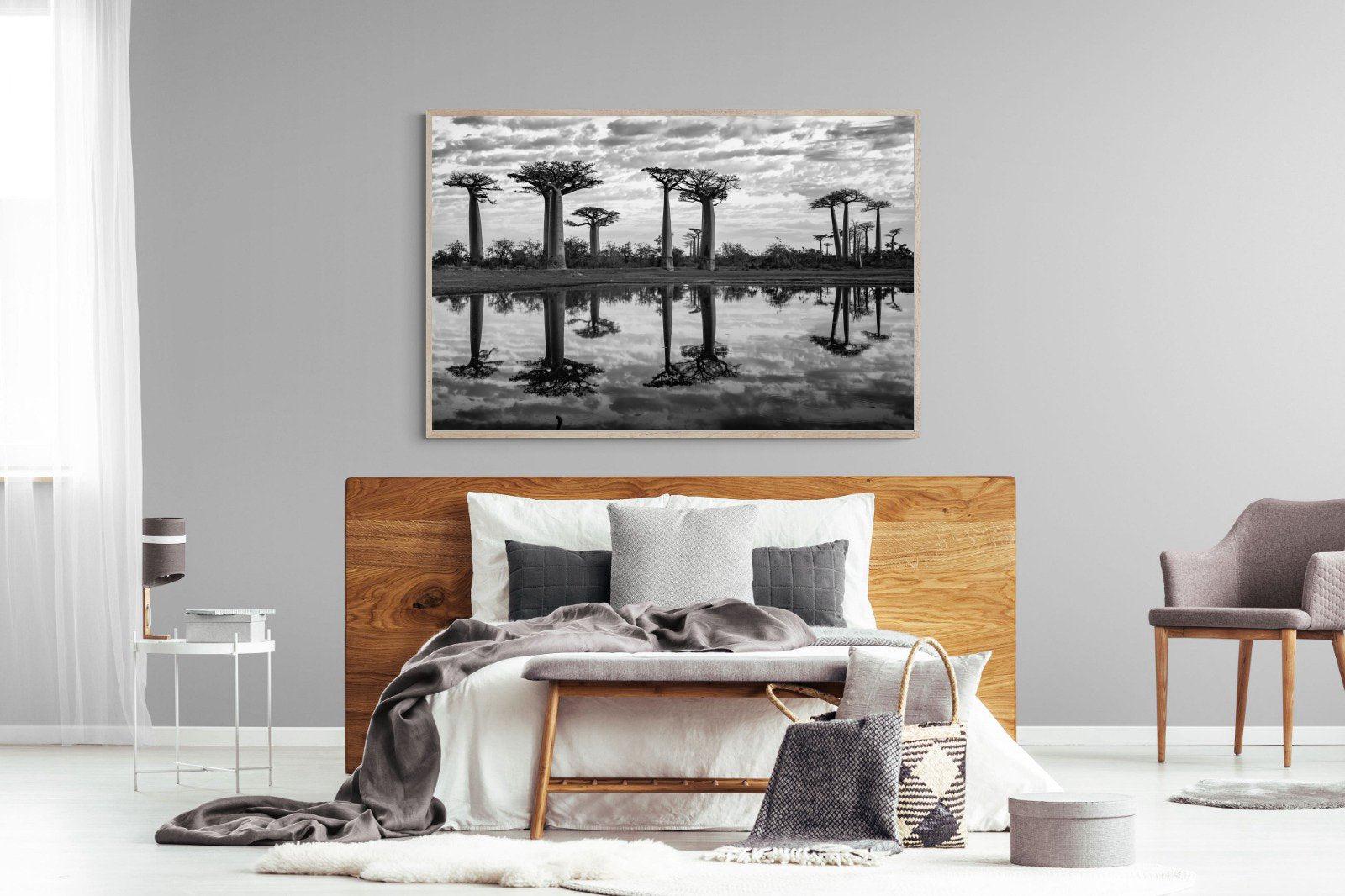 Baobab Trees-Wall_Art-150 x 100cm-Mounted Canvas-Wood-Pixalot