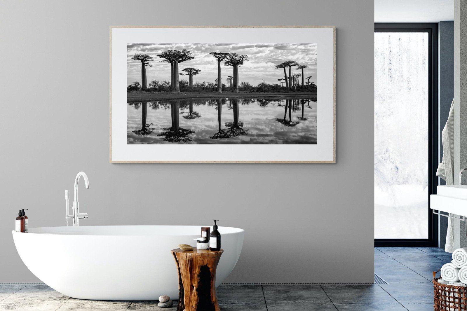 Baobab Trees-Wall_Art-180 x 110cm-Framed Print-Wood-Pixalot