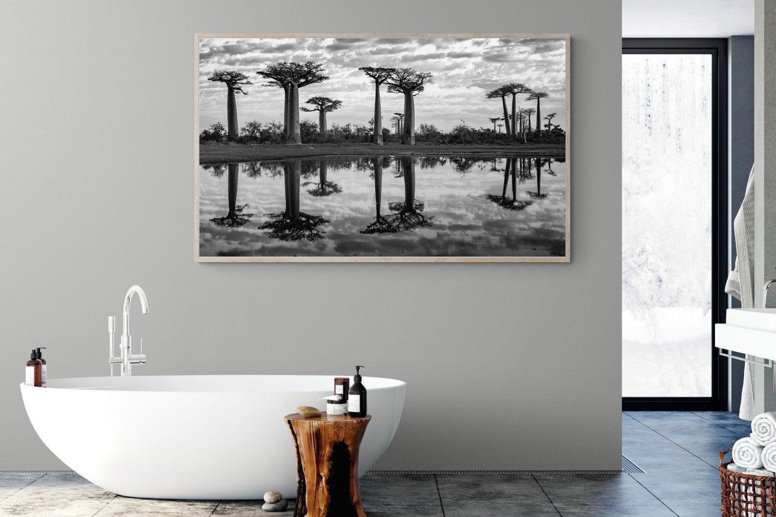 Baobab Trees-Wall_Art-180 x 110cm-Mounted Canvas-Wood-Pixalot