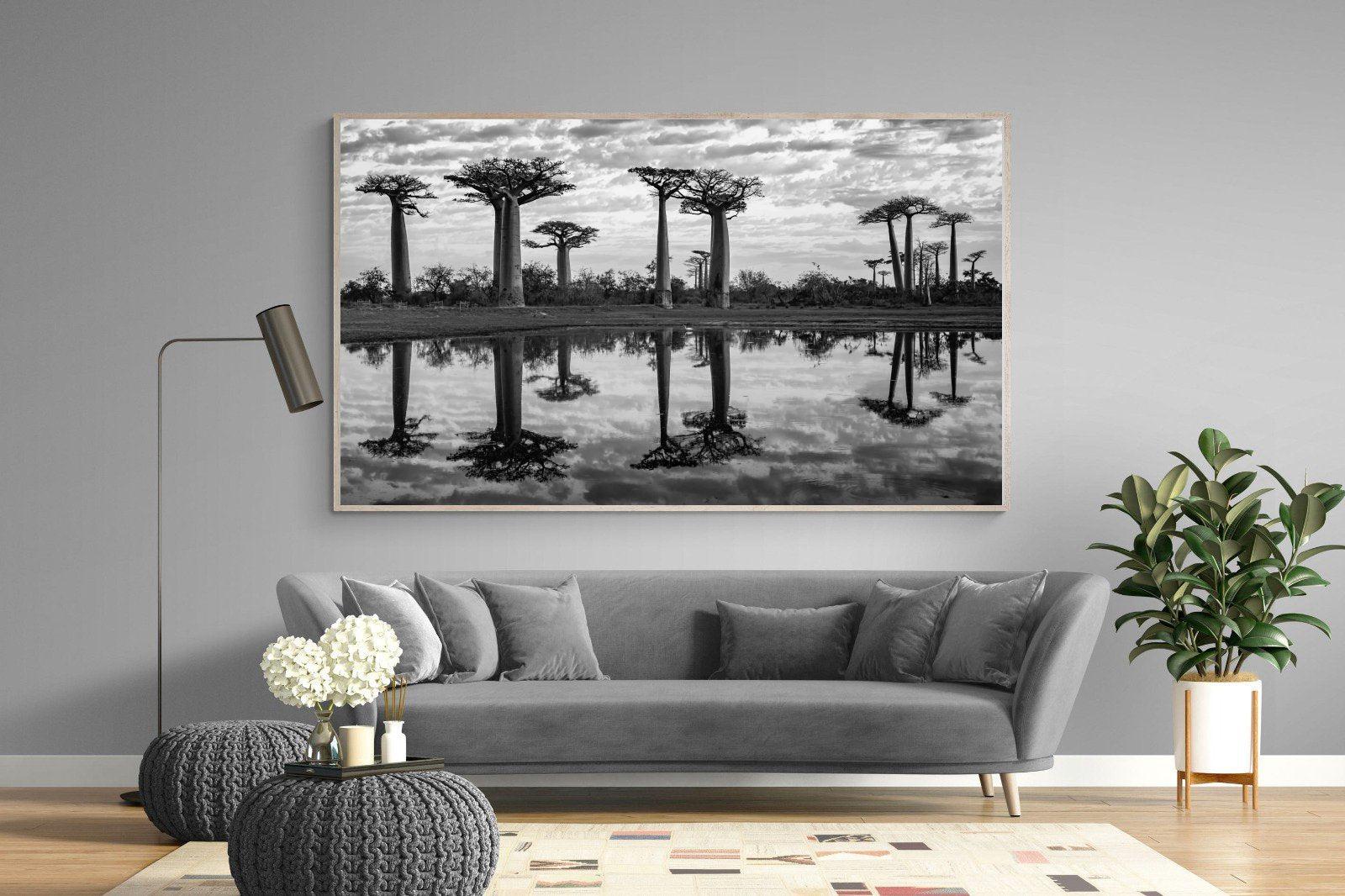 Baobab Trees-Wall_Art-220 x 130cm-Mounted Canvas-Wood-Pixalot