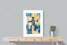 Basquiat Warrior-Wall_Art-60 x 80cm-Framed Print-White-Pixalot