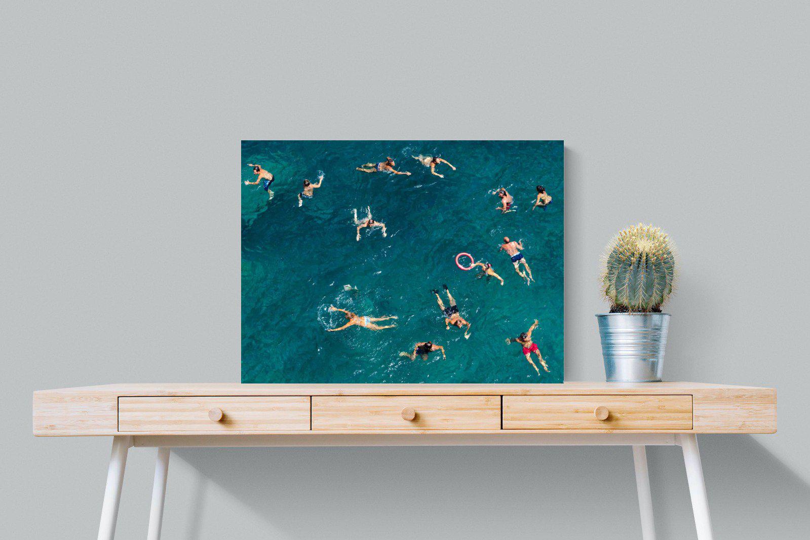 Bathers-Wall_Art-80 x 60cm-Mounted Canvas-No Frame-Pixalot