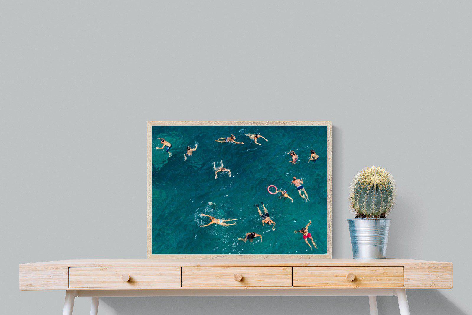 Bathers-Wall_Art-80 x 60cm-Mounted Canvas-Wood-Pixalot