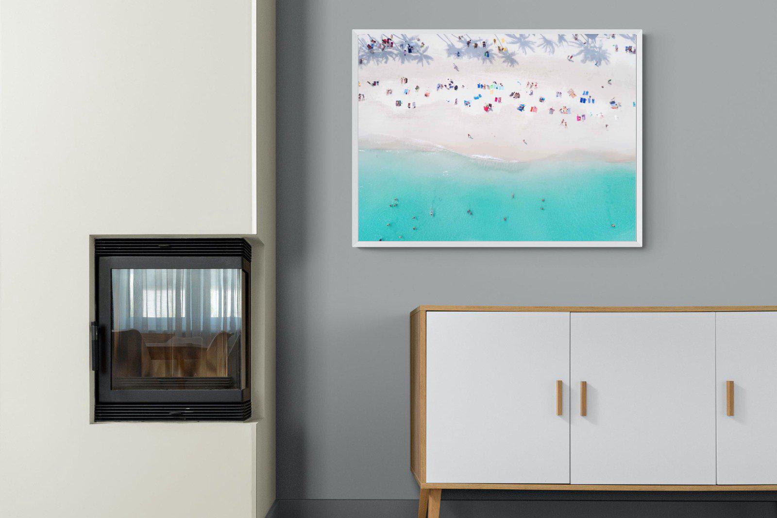 Beach Life-Wall_Art-100 x 75cm-Mounted Canvas-White-Pixalot