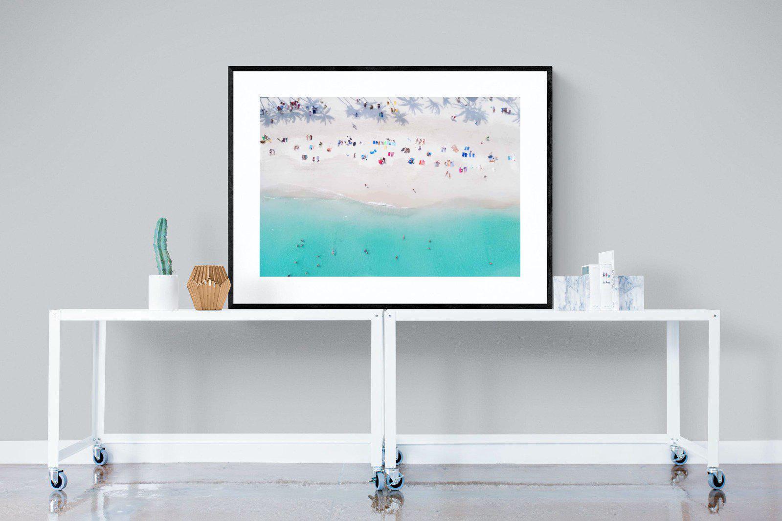 Beach Life-Wall_Art-120 x 90cm-Framed Print-Black-Pixalot