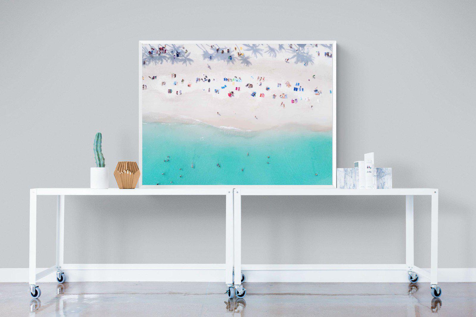 Beach Life-Wall_Art-120 x 90cm-Mounted Canvas-White-Pixalot