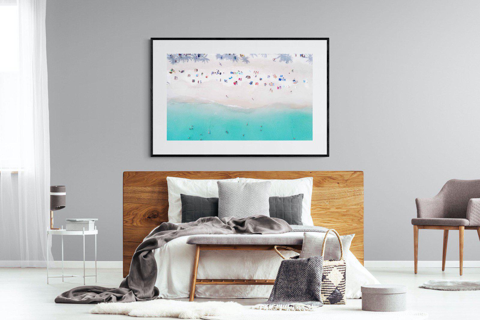 Beach Life-Wall_Art-150 x 100cm-Framed Print-Black-Pixalot