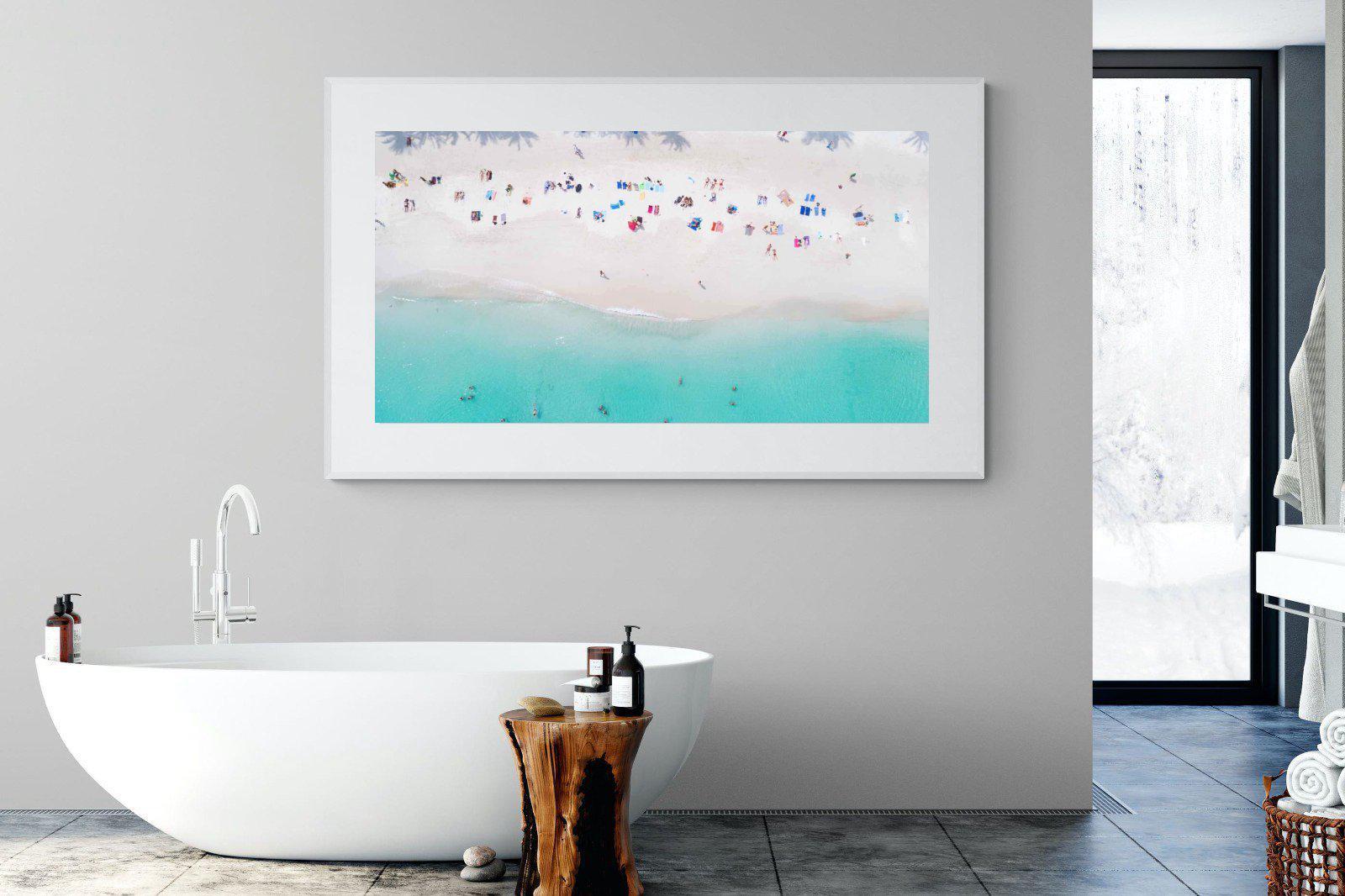 Beach Life-Wall_Art-180 x 110cm-Framed Print-White-Pixalot