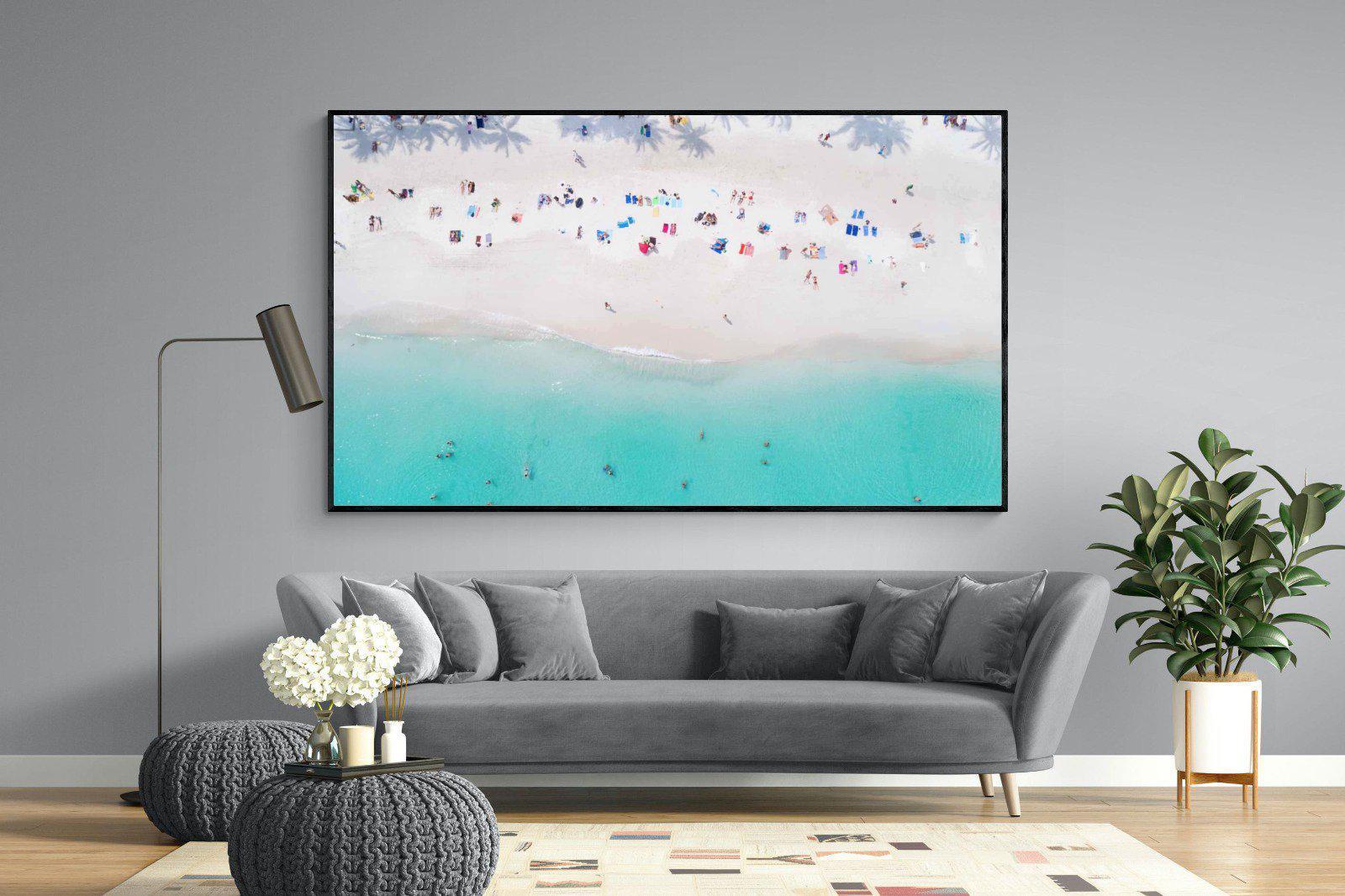Beach Life-Wall_Art-220 x 130cm-Mounted Canvas-Black-Pixalot