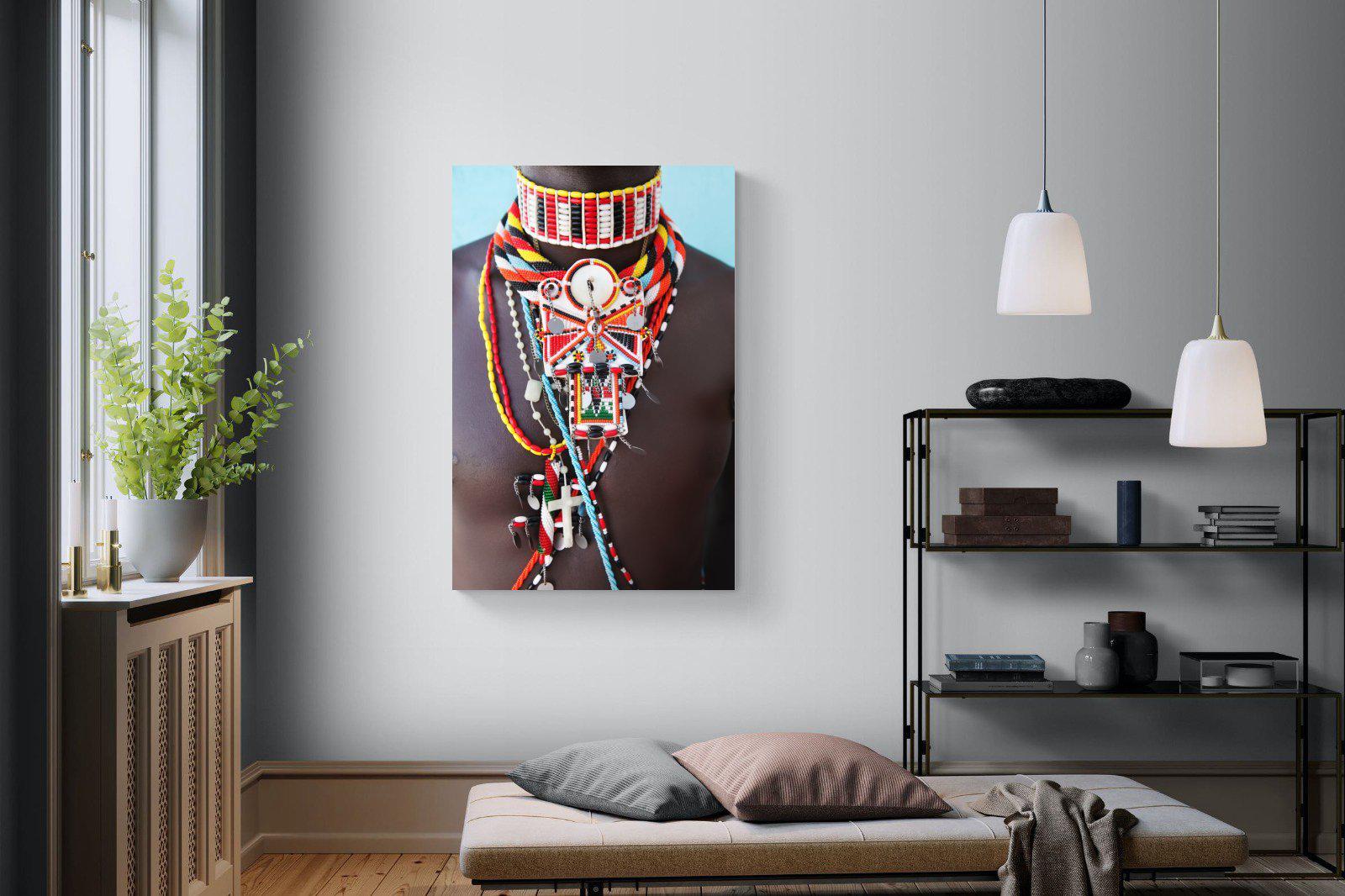 Beaded-Wall_Art-100 x 150cm-Mounted Canvas-No Frame-Pixalot