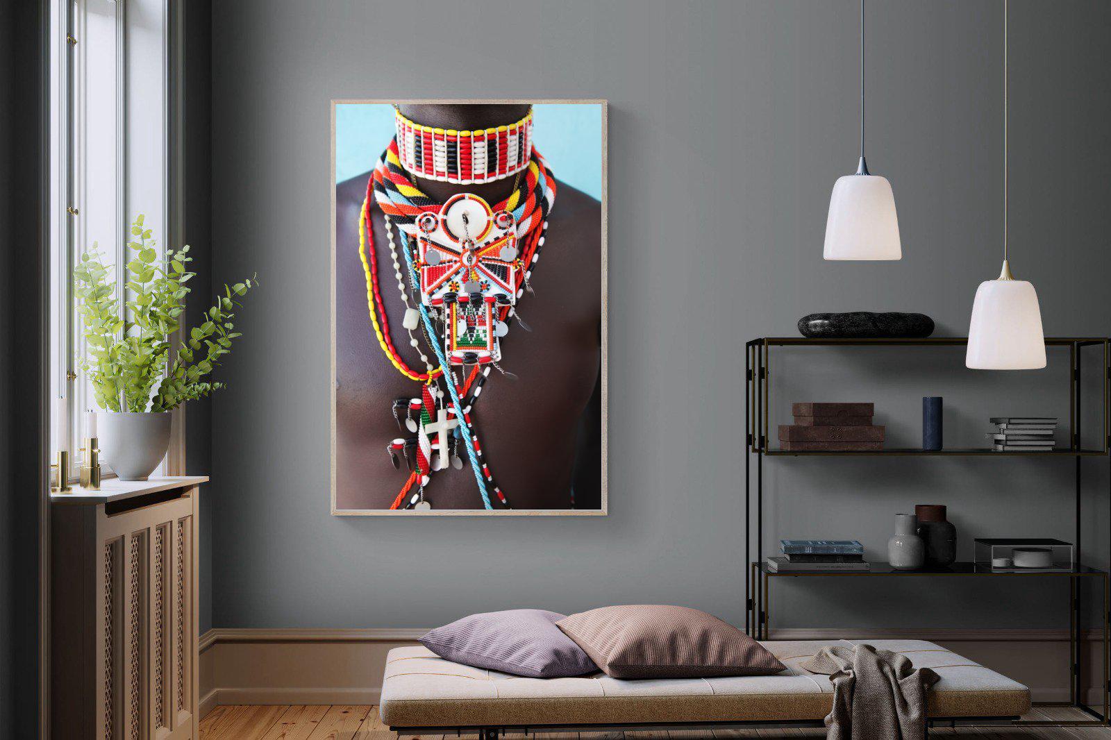 Beaded-Wall_Art-120 x 180cm-Mounted Canvas-Wood-Pixalot