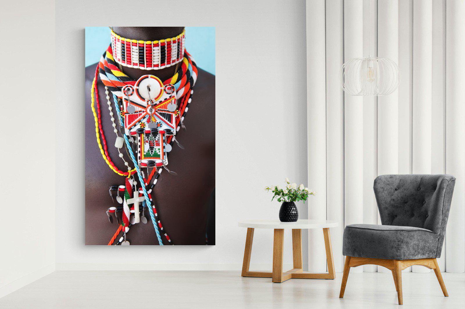 Beaded-Wall_Art-130 x 220cm-Mounted Canvas-No Frame-Pixalot