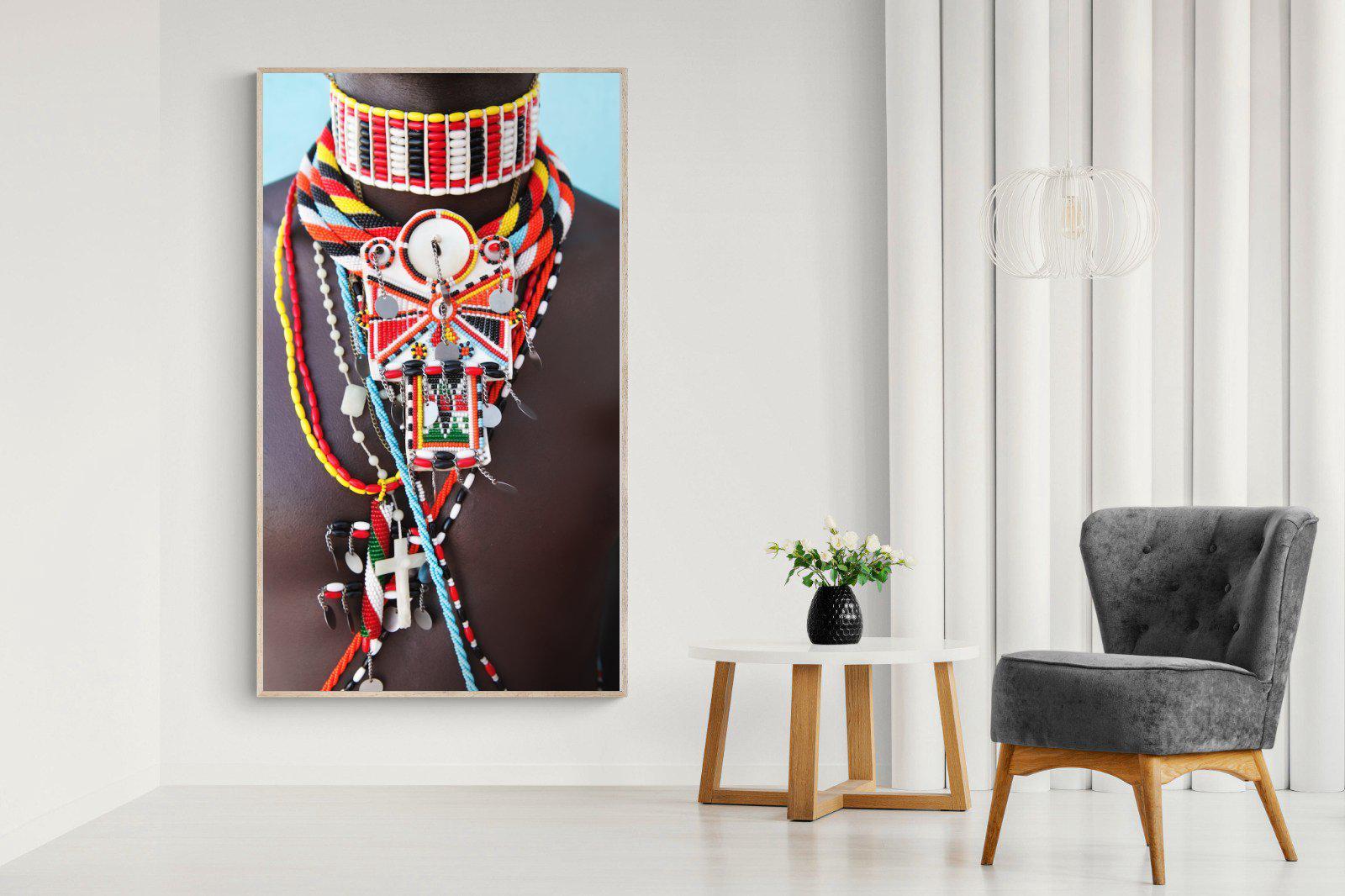 Beaded-Wall_Art-130 x 220cm-Mounted Canvas-Wood-Pixalot