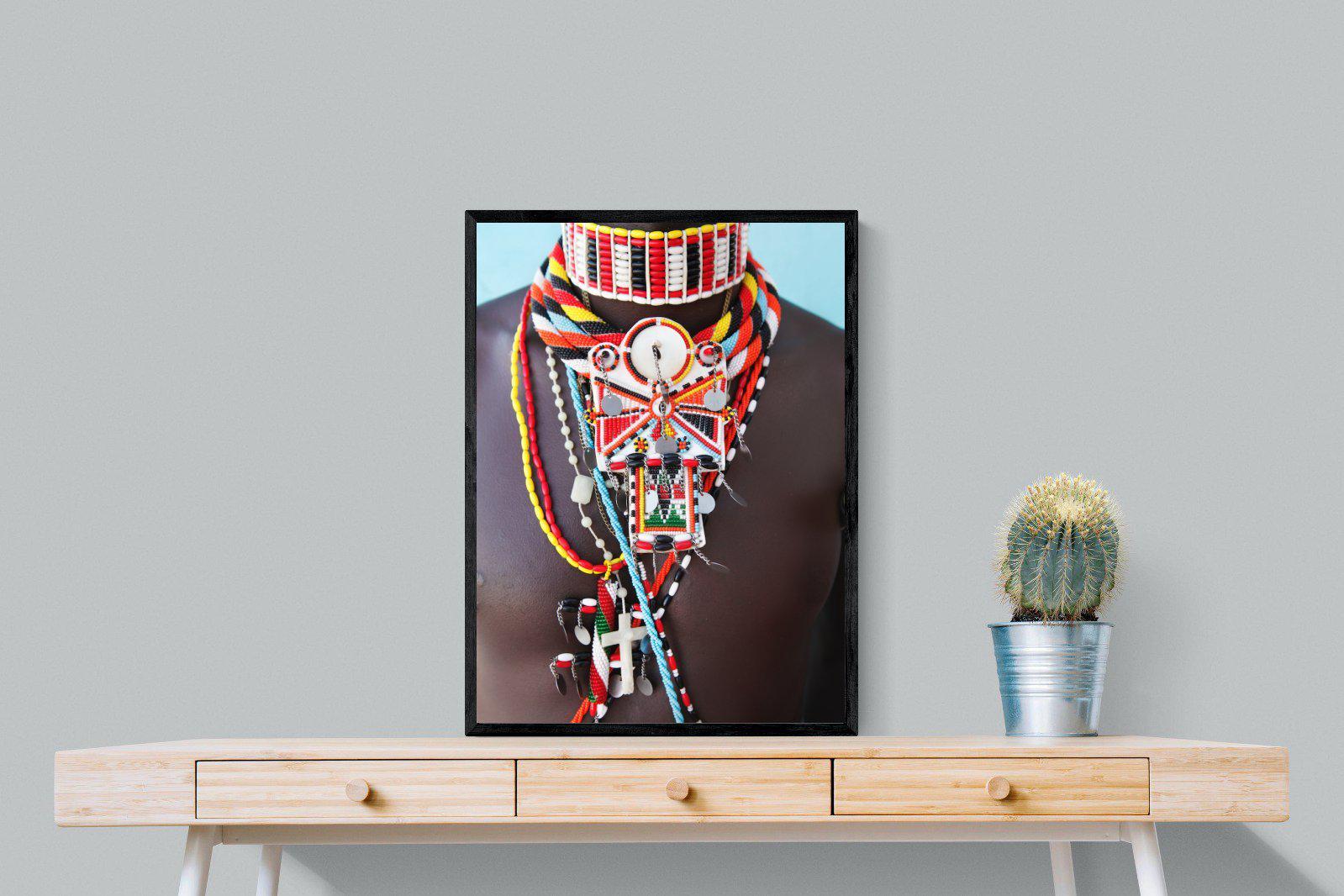 Beaded-Wall_Art-60 x 80cm-Mounted Canvas-Black-Pixalot