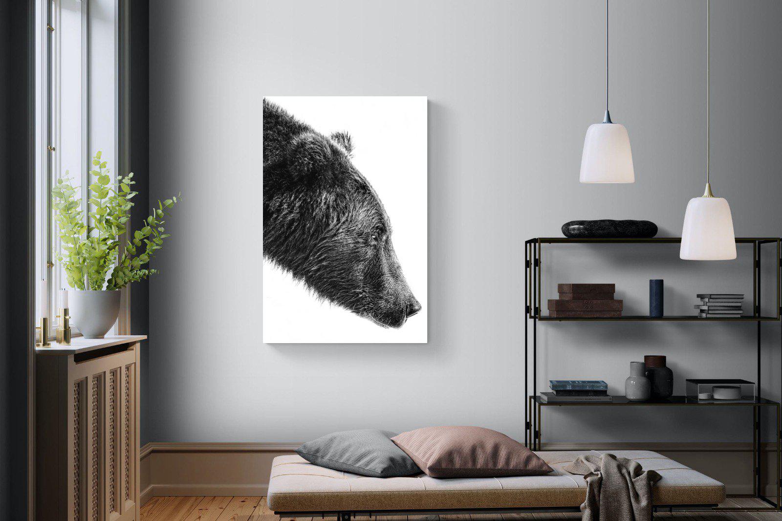 Bear-Wall_Art-100 x 150cm-Mounted Canvas-No Frame-Pixalot