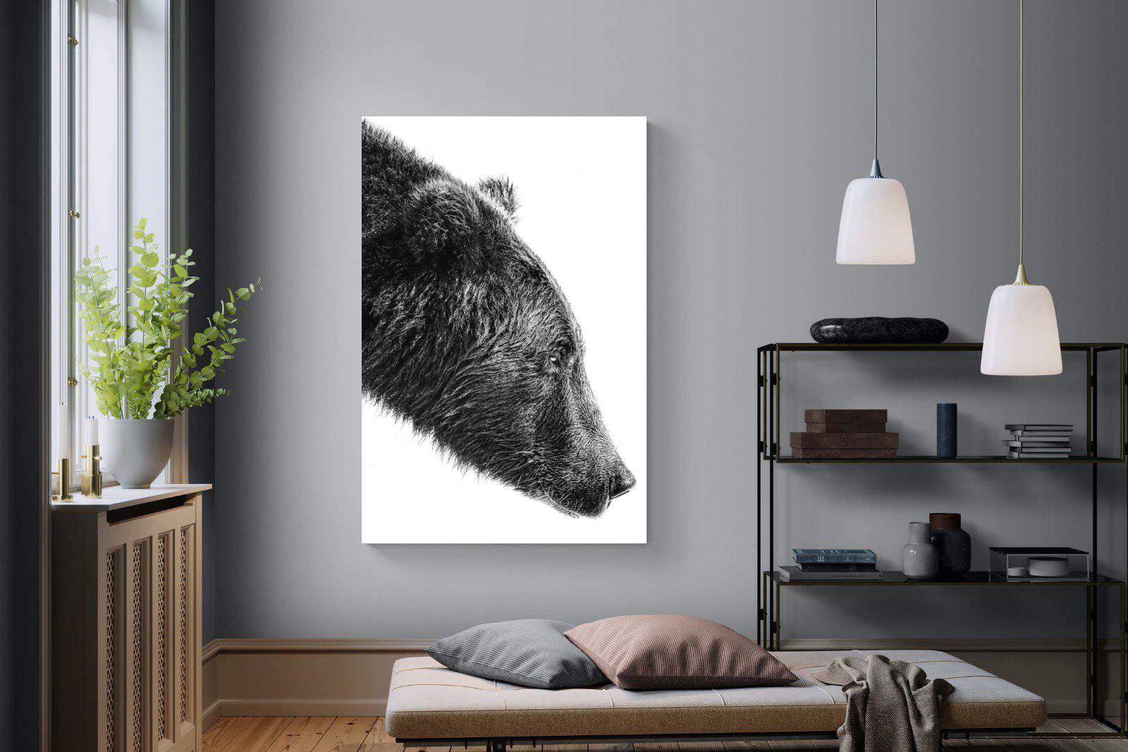 Bear-Wall_Art-120 x 180cm-Mounted Canvas-No Frame-Pixalot