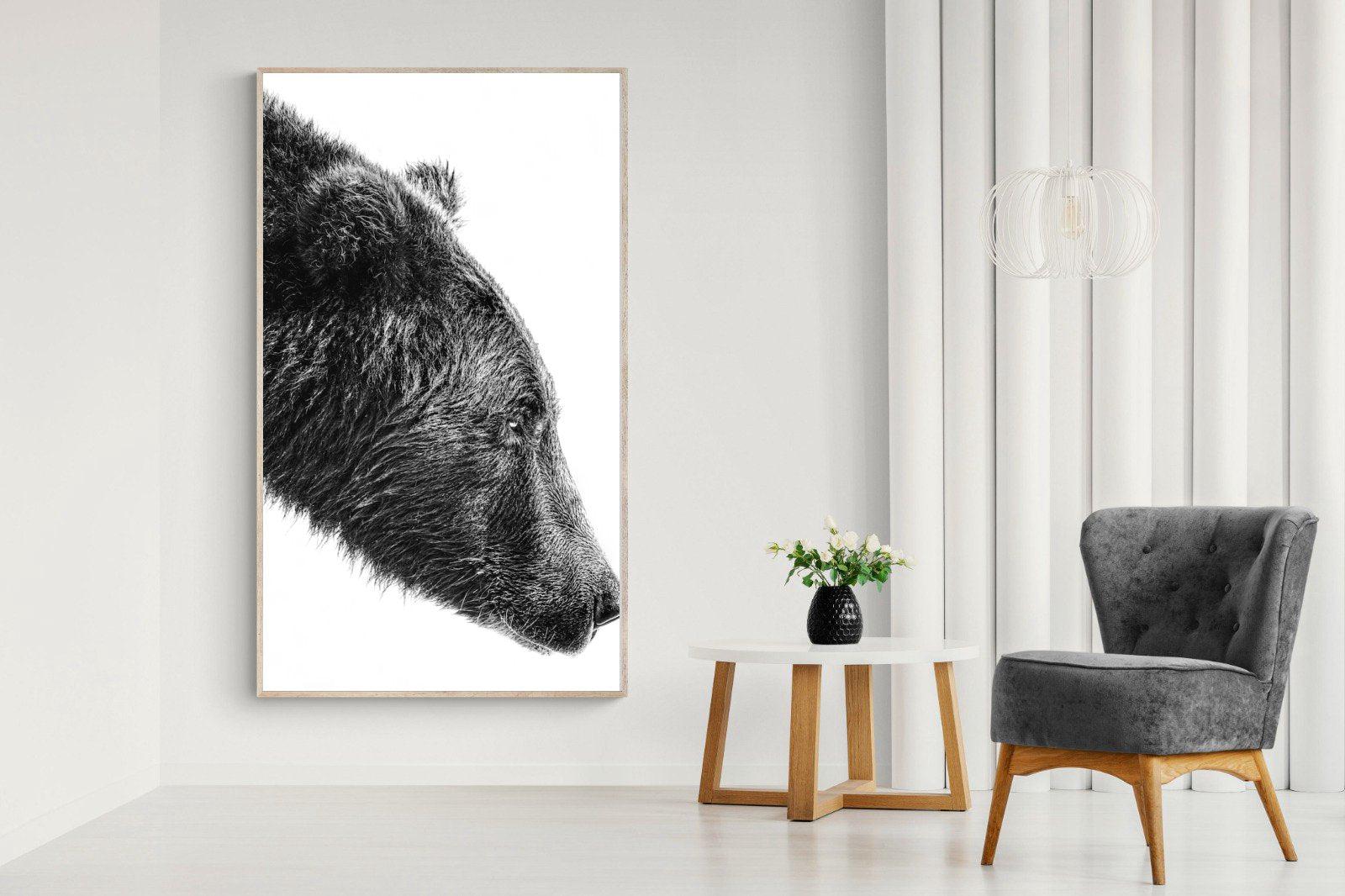 Bear-Wall_Art-130 x 220cm-Mounted Canvas-Wood-Pixalot