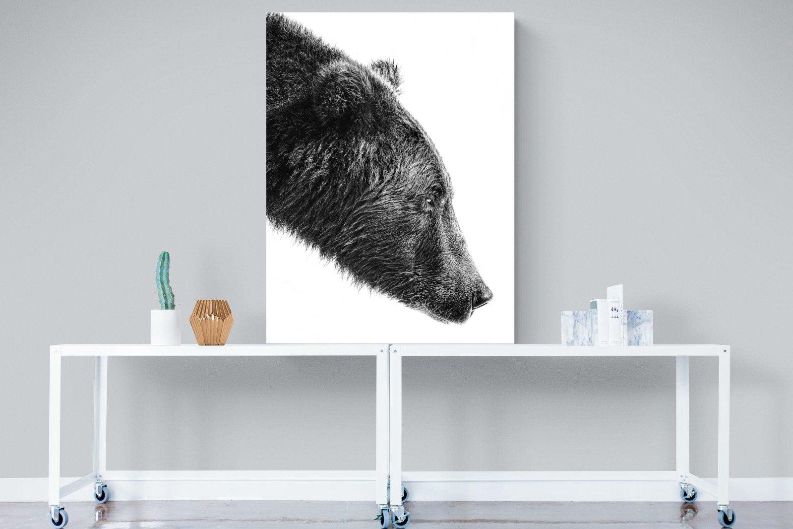 Bear-Wall_Art-90 x 120cm-Mounted Canvas-No Frame-Pixalot