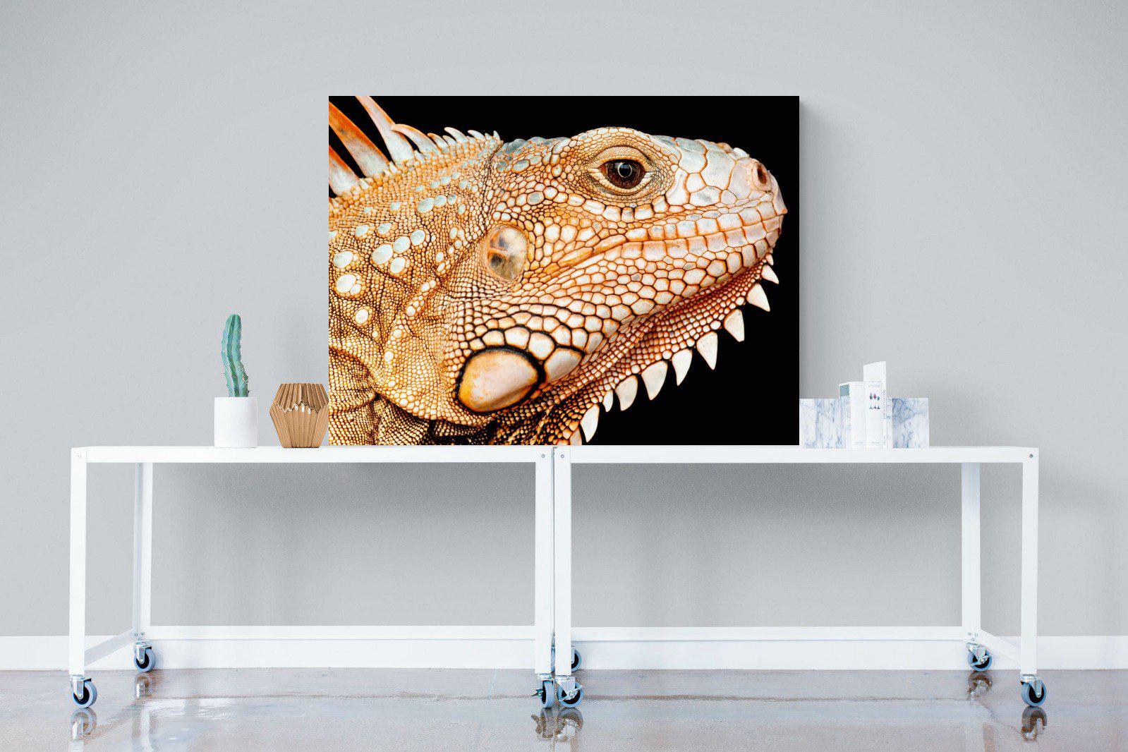 Bearded Dragon-Wall_Art-120 x 90cm-Mounted Canvas-No Frame-Pixalot